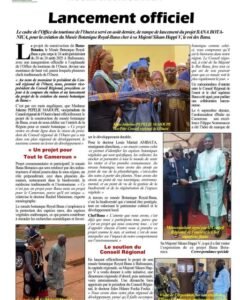 Lire la suite à propos de l’article LE MAGAZINE KEN-POUANEH PARLE DE LA CEREMONIE DE LANCEMENT DU PROJET BANA BOTANICA